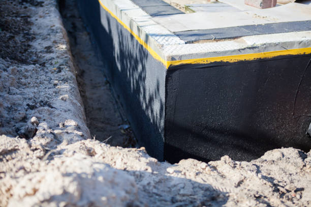Professional Waterproofing technician working in Brandon, WI